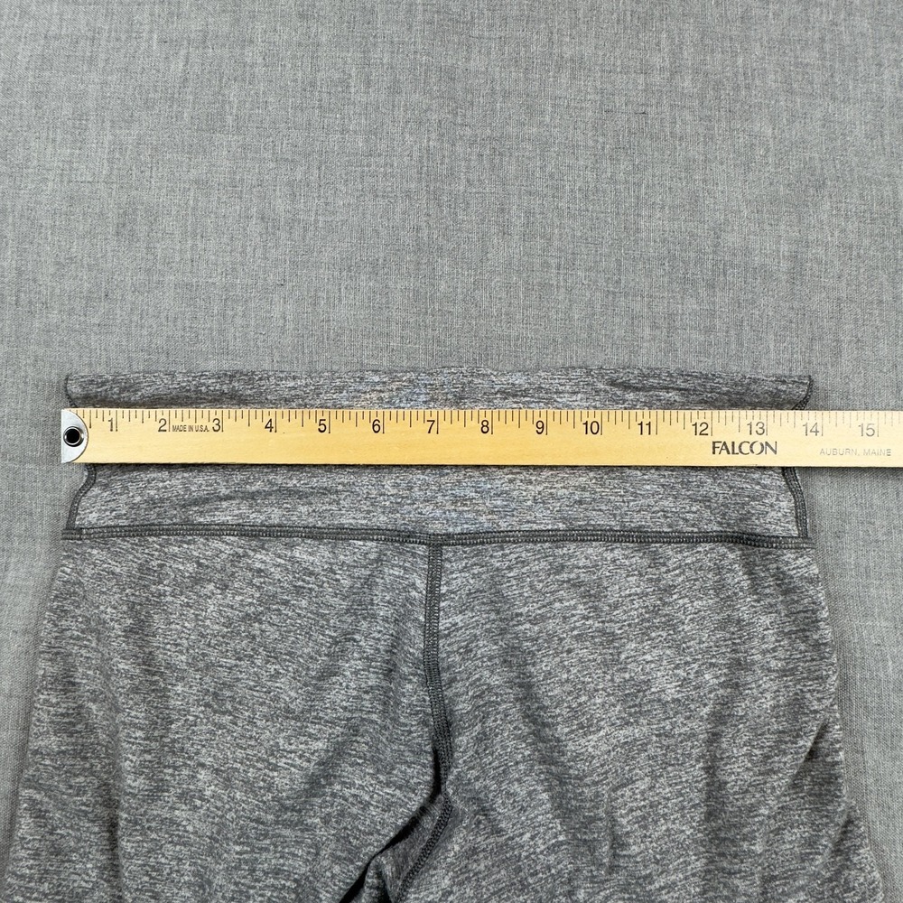 Lululemon Pants Womens 6 Heather Gray High Rise Leggings Yoga Stretch Activewear - Picture 5 of 8